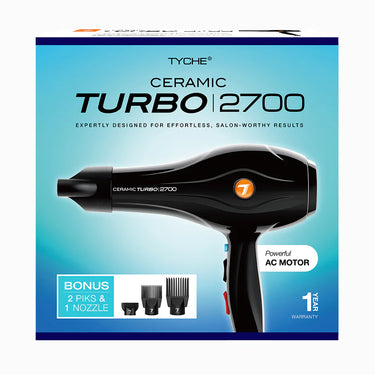 Tyche Ceramic Turbo 2700 Hair Dryer - ANNS BEAUTY SUPPLY